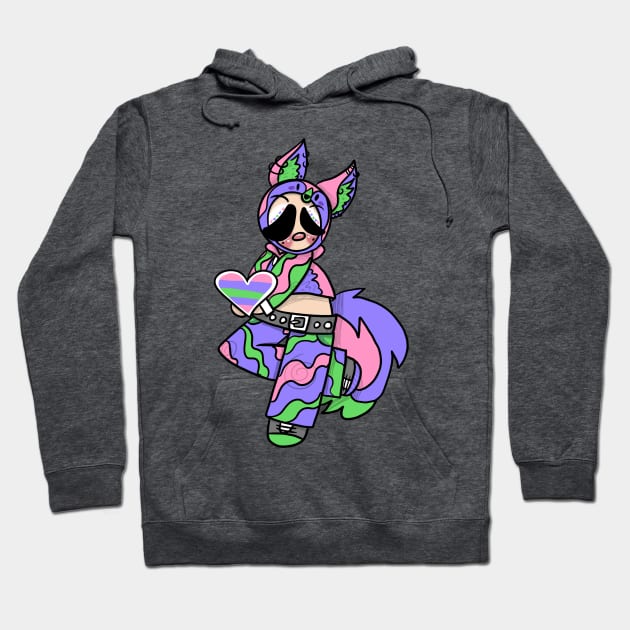 trigender whoman Hoodie by Shard Art